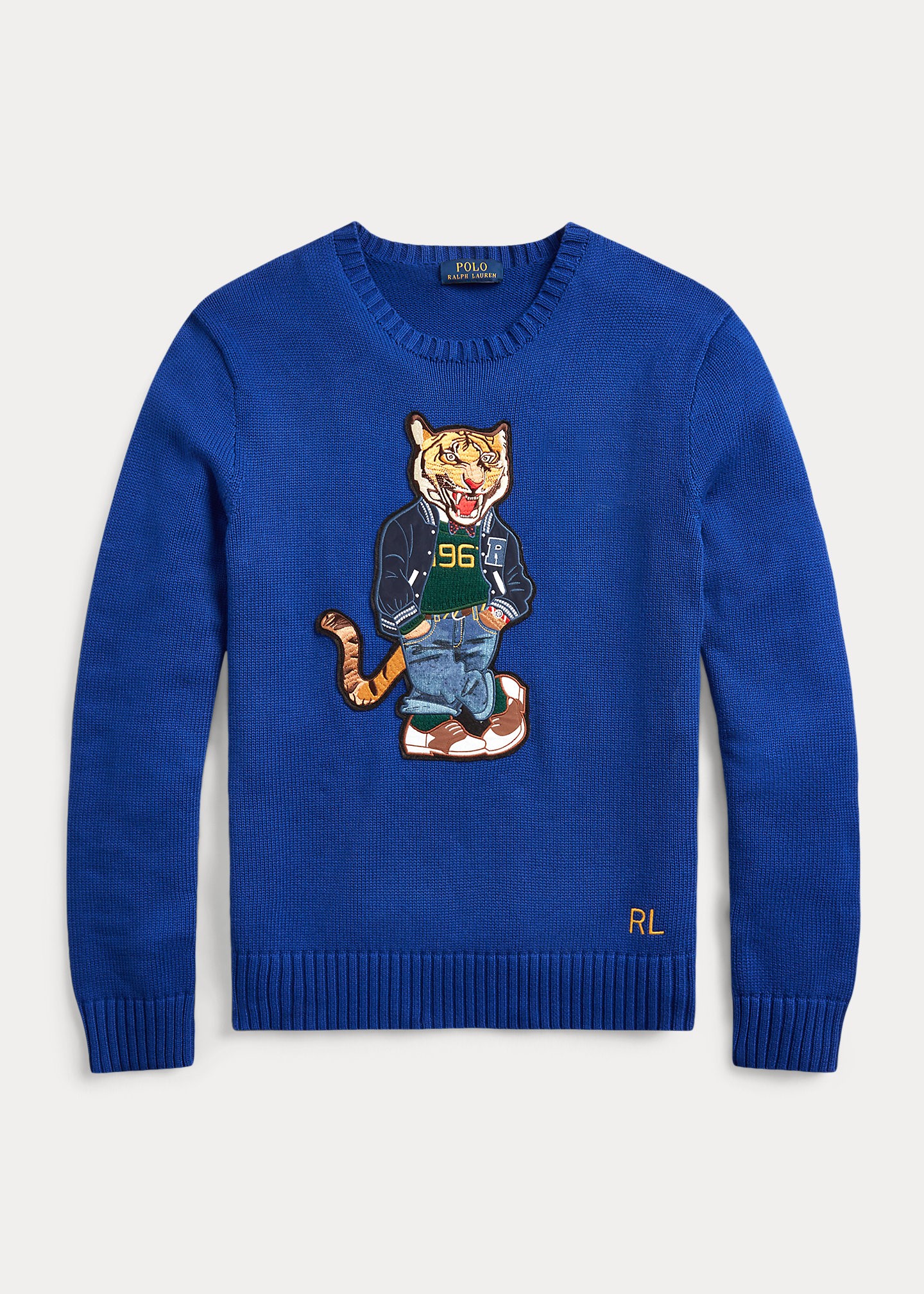 Ralph Lauren Tiger Bear Cotton Sweater - Canberra Outlet